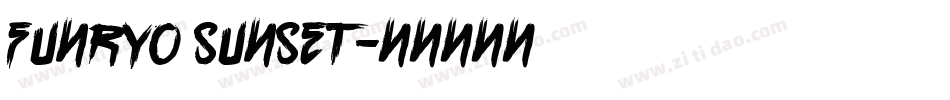 Funryo Sunset字体转换